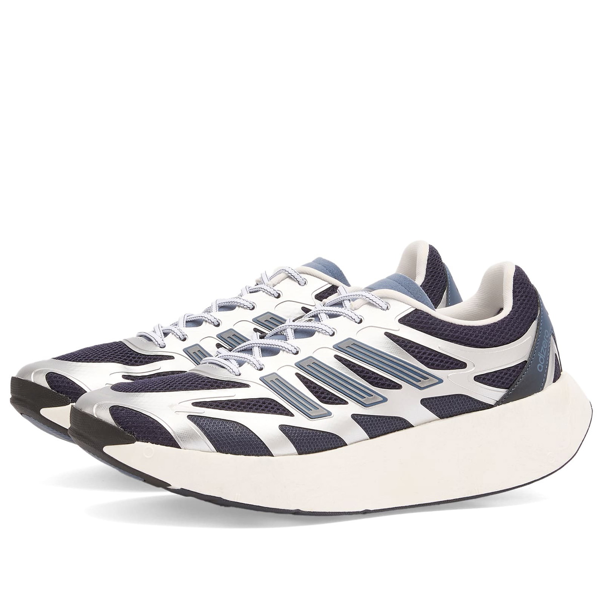 Adidas Adizero Aruku Sneaker in Silver/Legend Ink/Preloved Ink