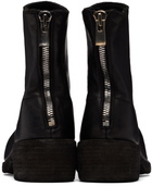 Guidi Black 796Z Leather Back Zip Top-Ankle Boots