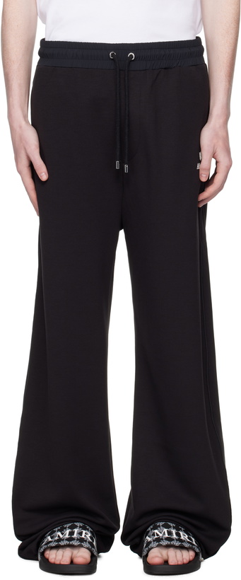 Photo: AMIRI Black Lounge Track Sweatpants