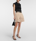 Toteme Mid-rise twill Bermuda shorts