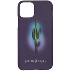 Palm Angels Purple Cactus iPhone 11 Pro Case