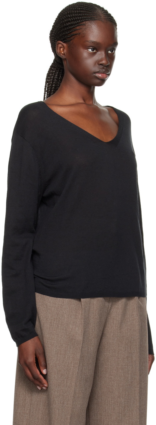 Deiji Studios Black Loose Sweater