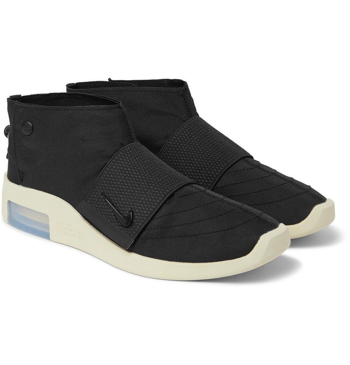 Photo: Nike - Fear of God Air 1 Moccasin Ripstop Sneakers - Black