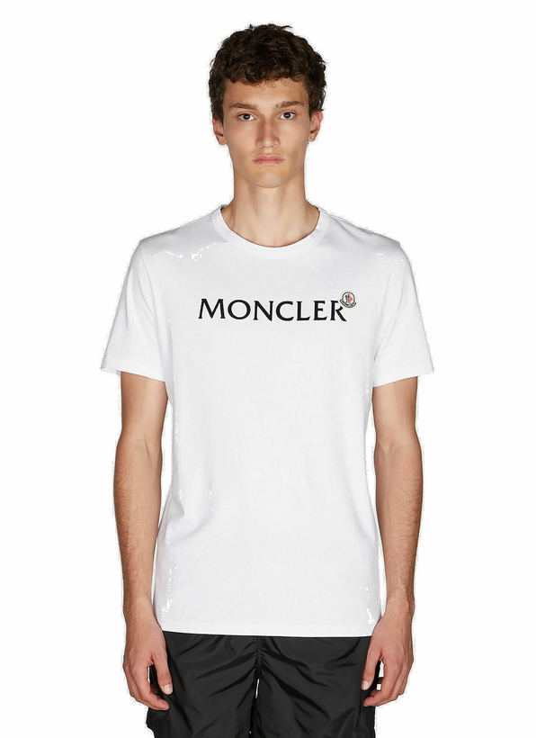 Photo: Logo Print T-Shirt in White