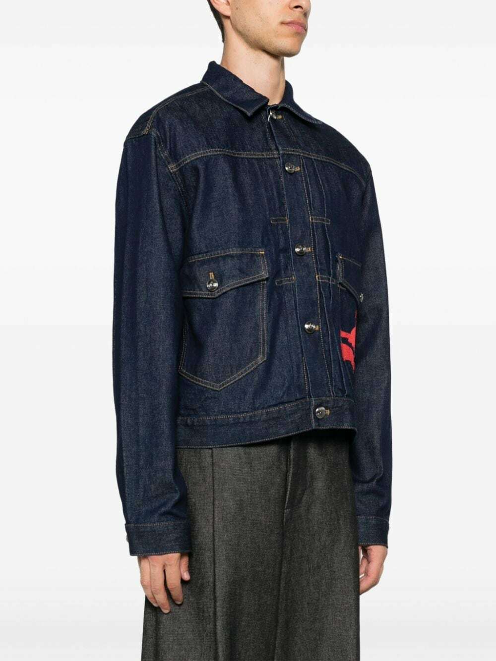 VIVIENNE WESTWOOD - Denim Jacket With Logo Vivienne Westwood