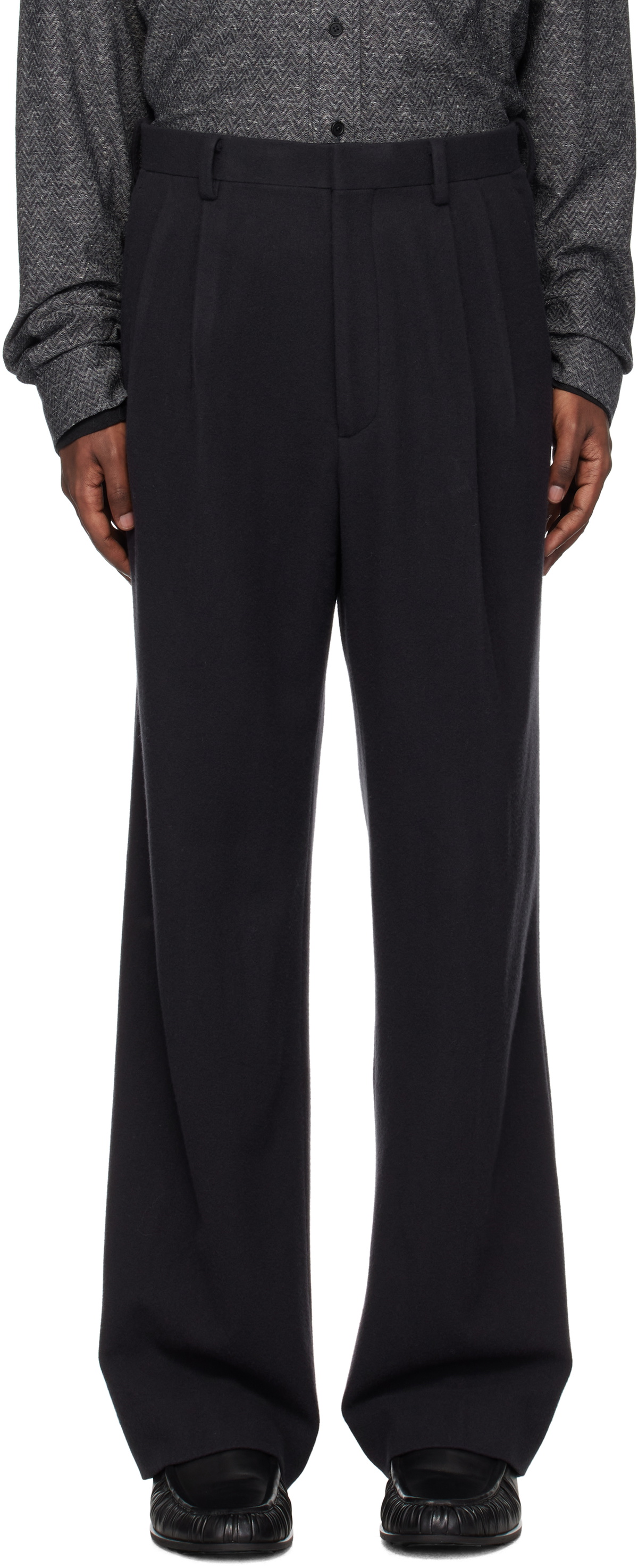 【takashi】AURALEE WOOL FLANNEL SLACKS Brushed Super Fine Wool Flannel Slacks – La Garçonne