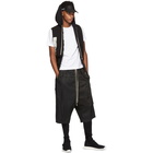 Rick Owens Drkshdw Black Jason S Sleeveless Hoodie