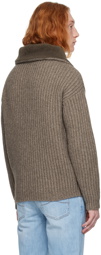 Giorgio Armani Beige Zip Sweater