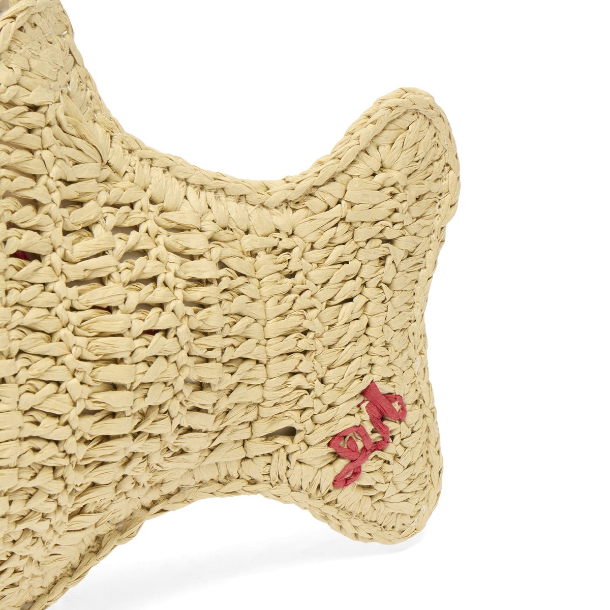 Damson Madder Women's Raffia Fish Bag in Natural 