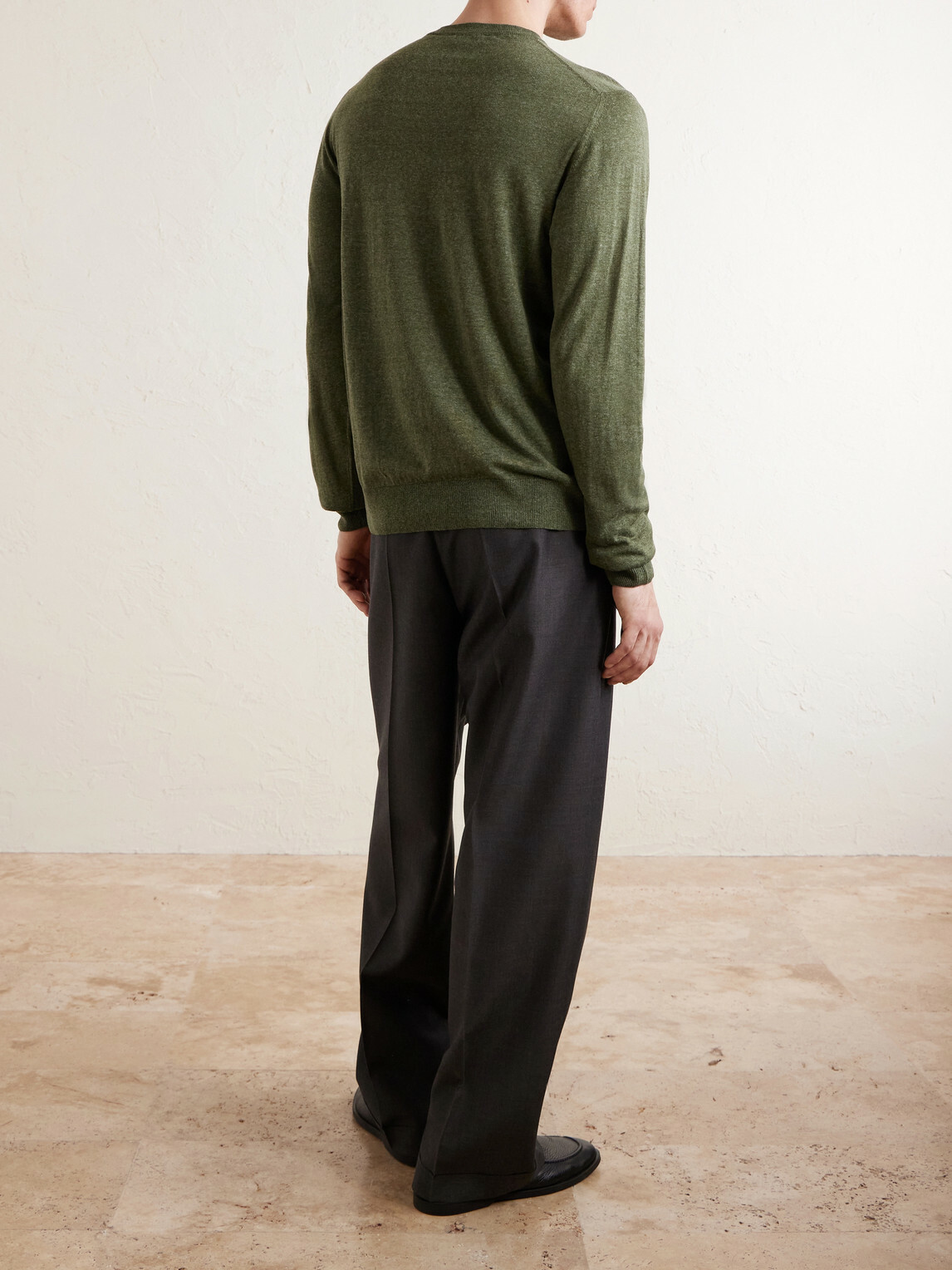PIACENZA 1733 - Silk and Linen-Blend Sweater - Green