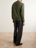 PIACENZA 1733 - Silk and Linen-Blend Sweater - Green
