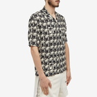 Palm Angels Men's Dripping Palms Vacations Shirt in Black