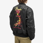 Maharishi Men's Tour Dragon Map MA1 Jacket in Black