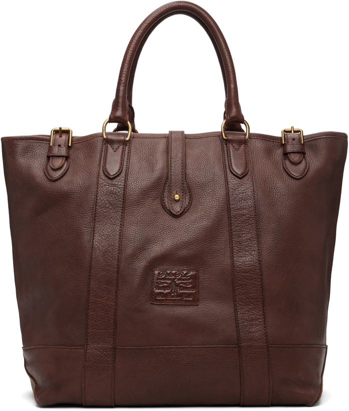 Photo: Polo Ralph Lauren Brown Heritage Leather Tote