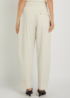 Studio Nicholson Pleated Barrel-leg Woven Trousers Beige
