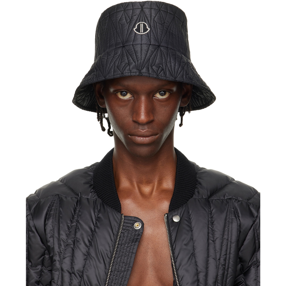 Rick Owens Moncler + Rick Owens Black Bucket Hat