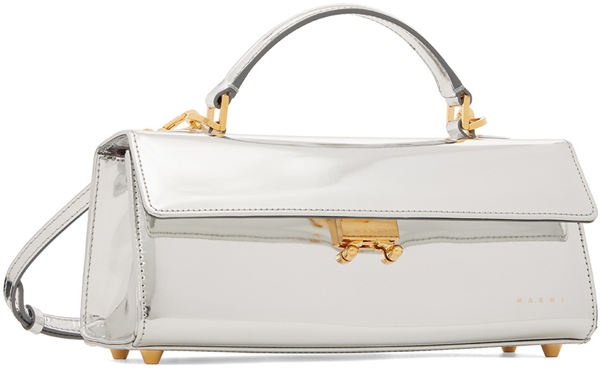 Marni Silver Medium Relativity Bag