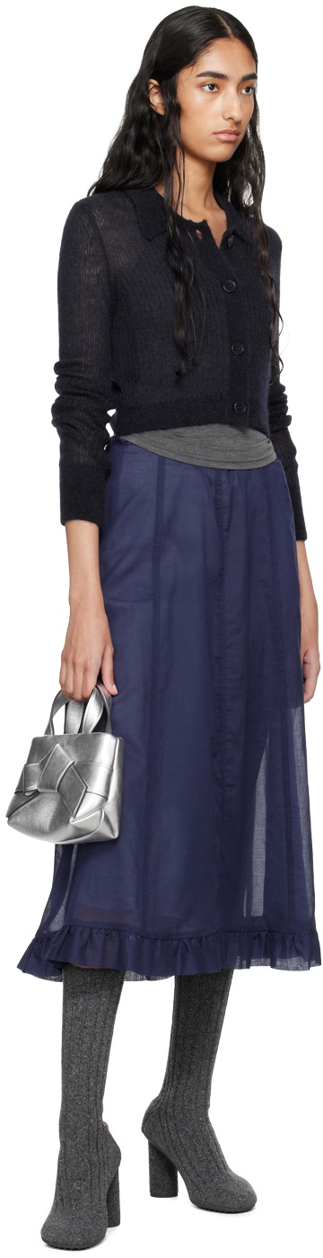トップス CECILIE BAHNSEN JACQUELINE CARDIGAN Cecilie Bahnsen Navy Jacqueline Cardigan Cecilie Bahnsen