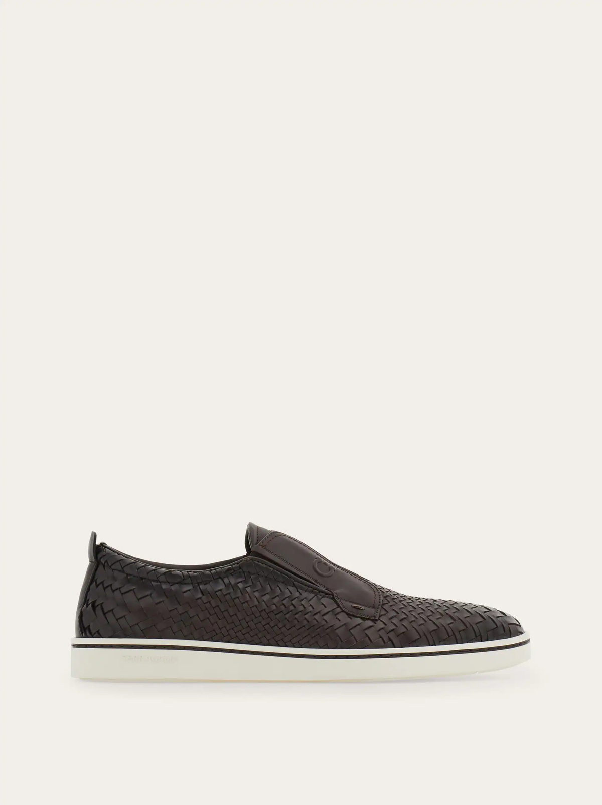 Ferragamo Mens Derby slip-on in Brown