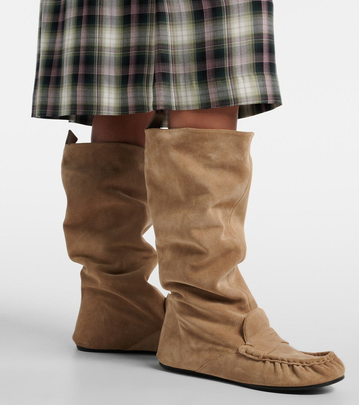 Acne Studios Suede knee-high boots