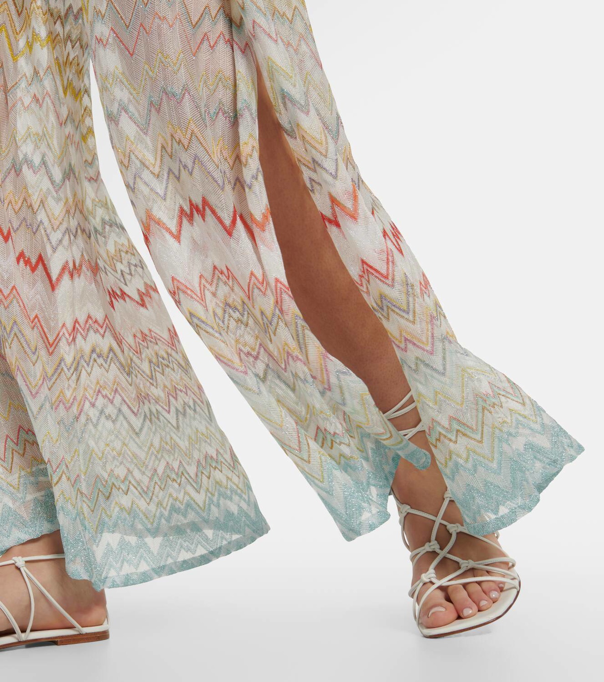 Missoni Mare Printed high-rise wide-leg pants