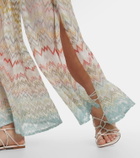 Missoni Mare Printed high-rise wide-leg pants