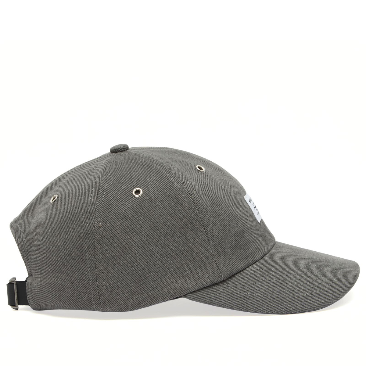Norse Projects Men's Bull Denim 6 Panel Cap in Graphite 