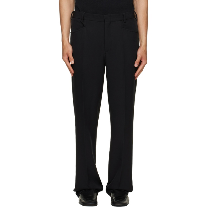 Photo: Second/Layer Black 'El Niño' Slim Trousers