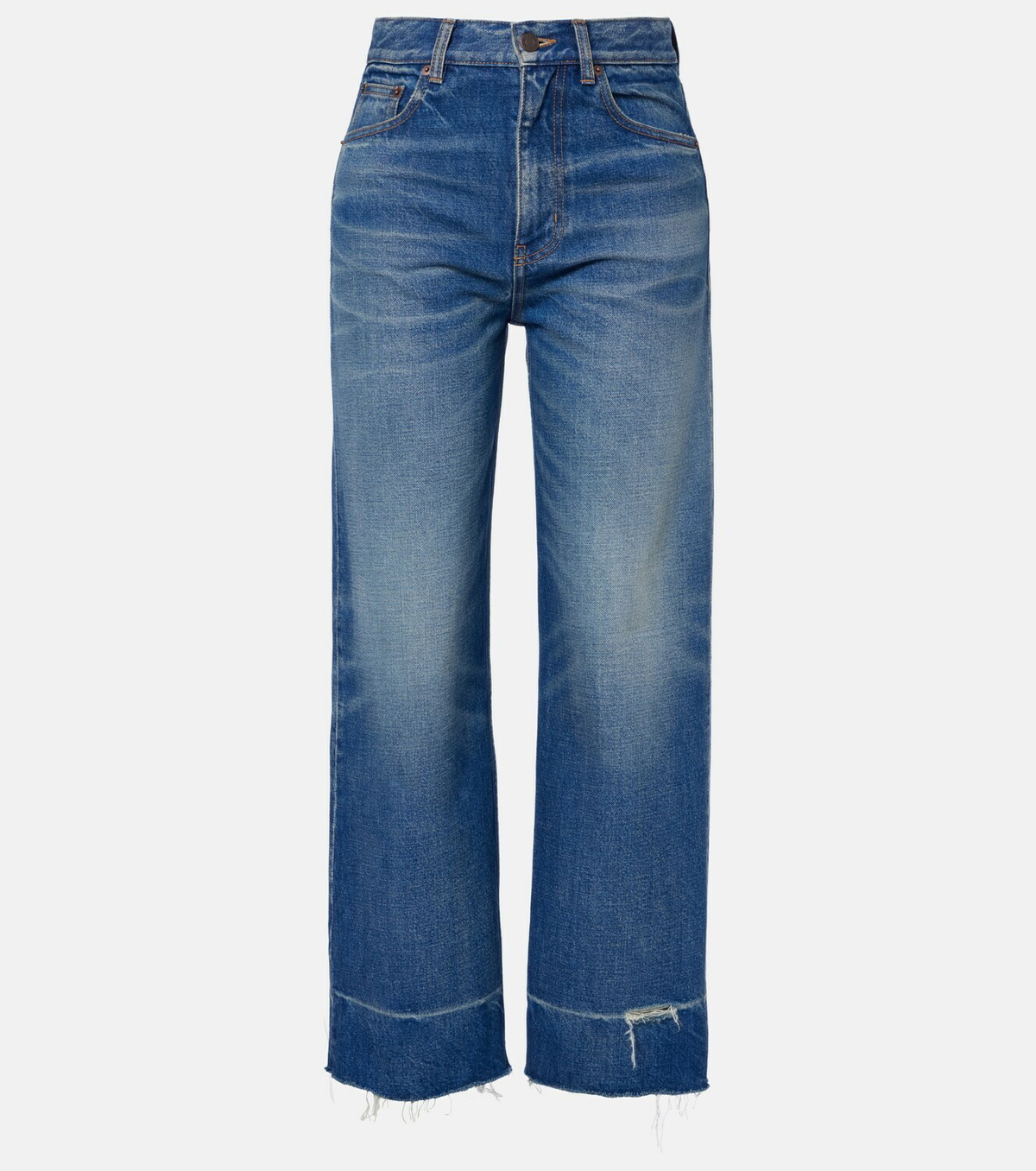 Chloé Cropped wide-leg jeans