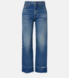 Chloé Cropped wide-leg jeans
