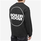 Boiler Room Men's Logo Long Sleeve T-Shirt in Black