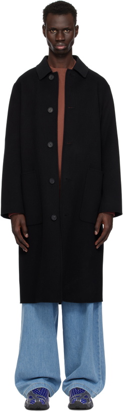 Photo: MACKAGE Black Beckett Handmade Wool Coat