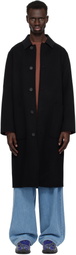 MACKAGE Black Beckett Handmade Wool Coat