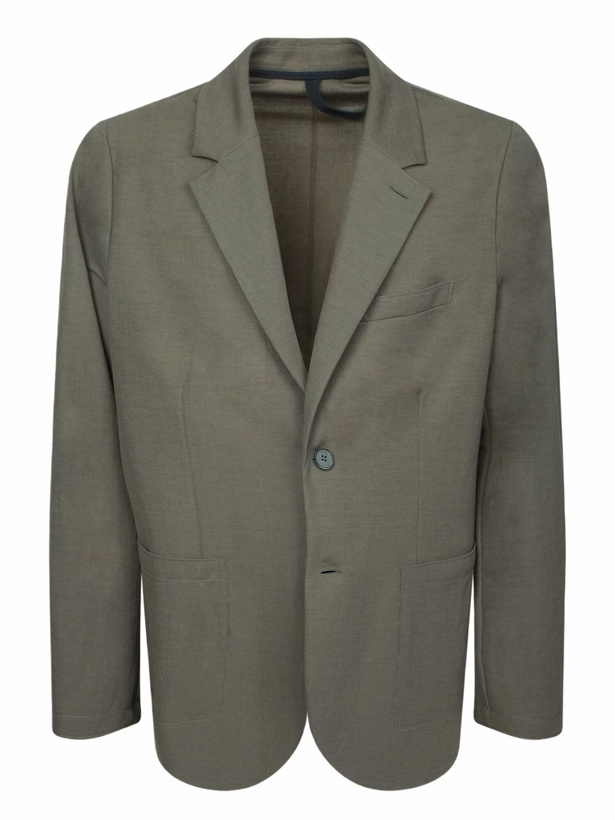 Photo: Harris Wharf London Dove Grey Rayon Jacket
