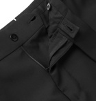 Ermenegildo Zegna - Slim-Fit Wool and Mohair-Blend Trousers - Black