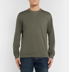 Brunello Cucinelli - Cotton-Jersey Sweatshirt - Men - Green