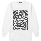 Flagstuff x Elijah Anderson Long Sleeve T-Shirt in White