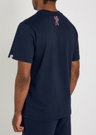 Billionaire Boys Club Small Arch Logo-print Cotton T-shirt Navy