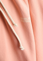 American Vintage Izubird Logo Stretch-cotton Sweatpants Peach