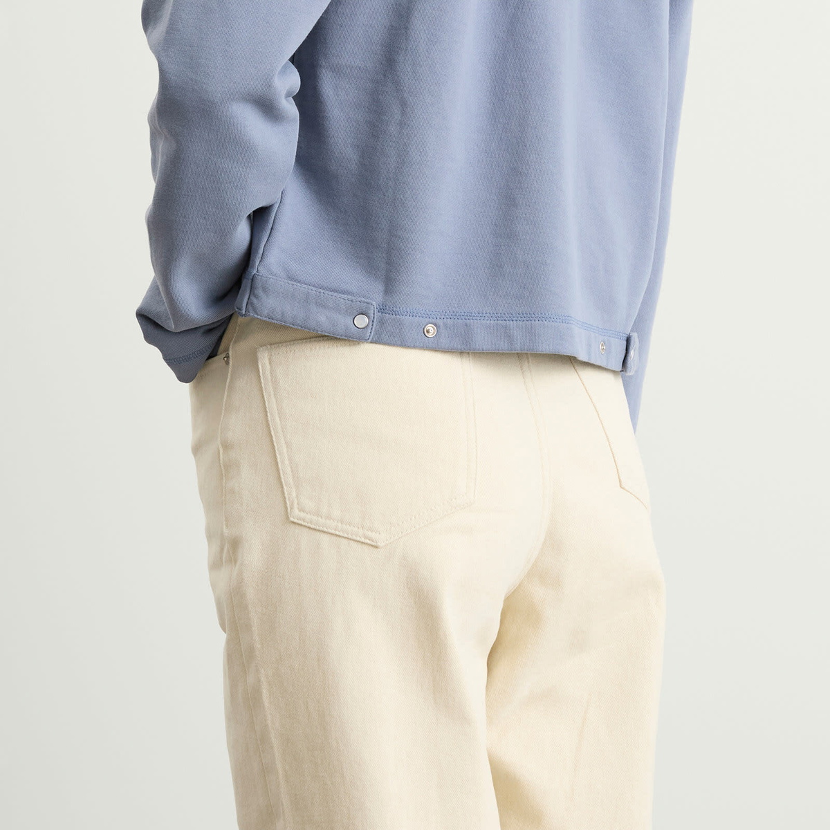 Fruity Booty Women's Cotton Terry Cardigan in Blue