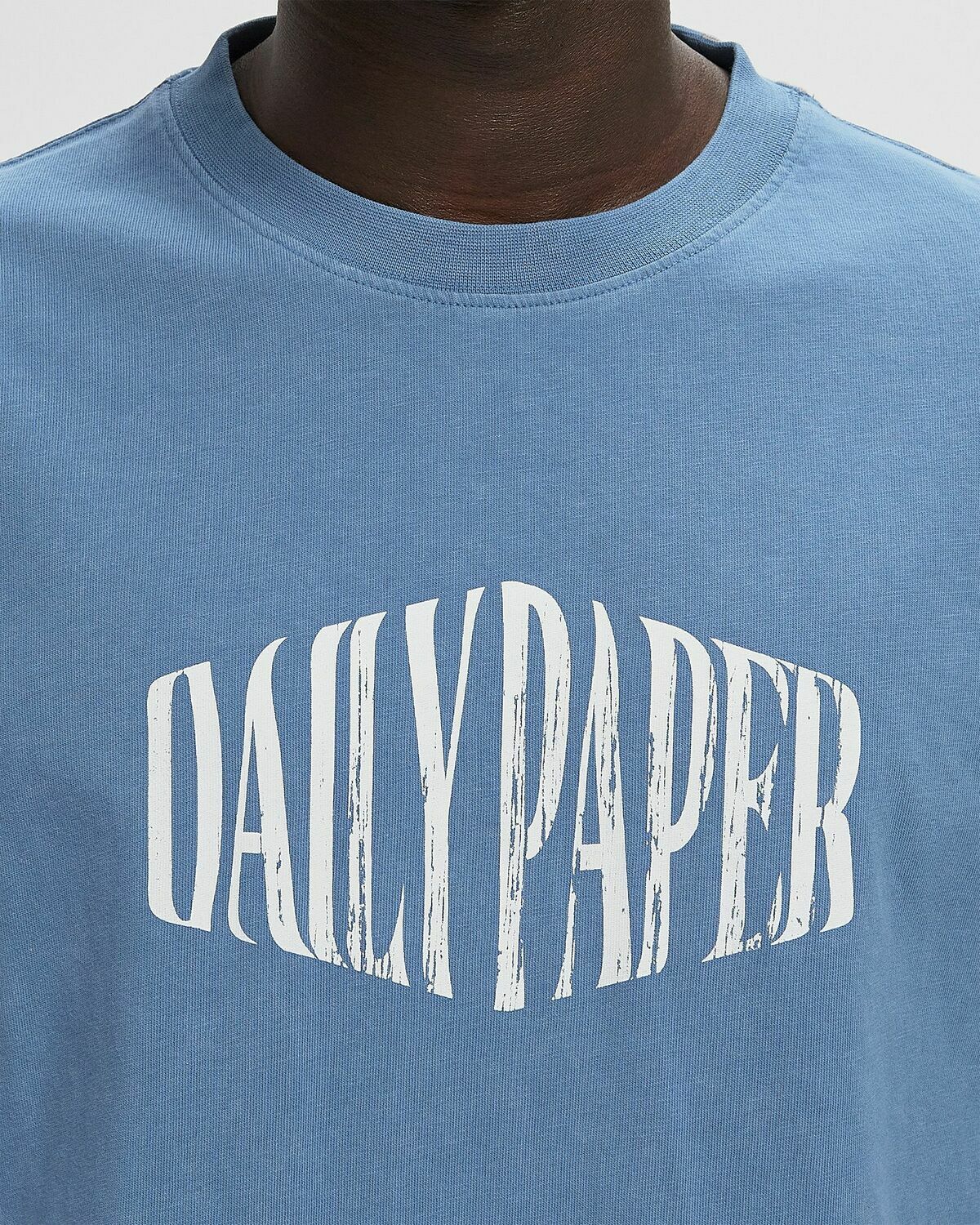 Daily Paper VINTAGE SS TEE Blue Mens Shortsleefe