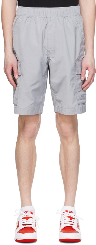 Photo: AAPE by A Bathing Ape Gray Drawstring Shorts