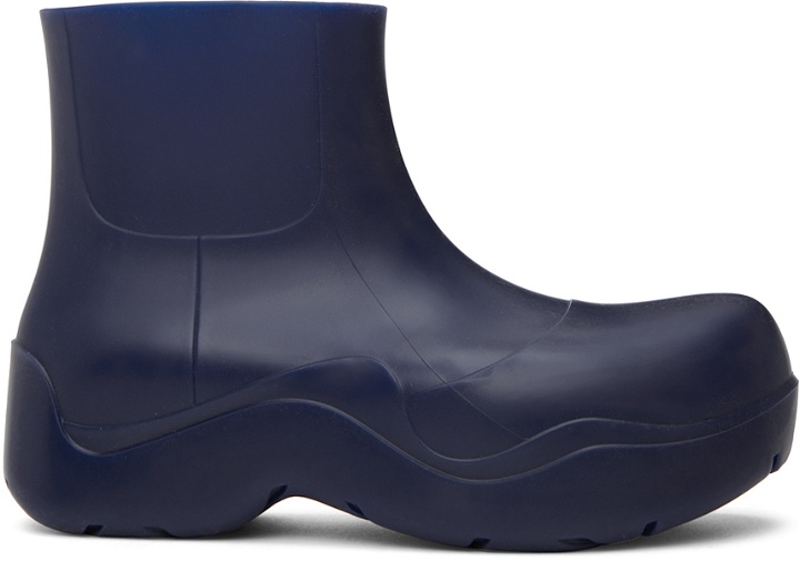 Photo: Bottega Veneta Blue Puddle Boots
