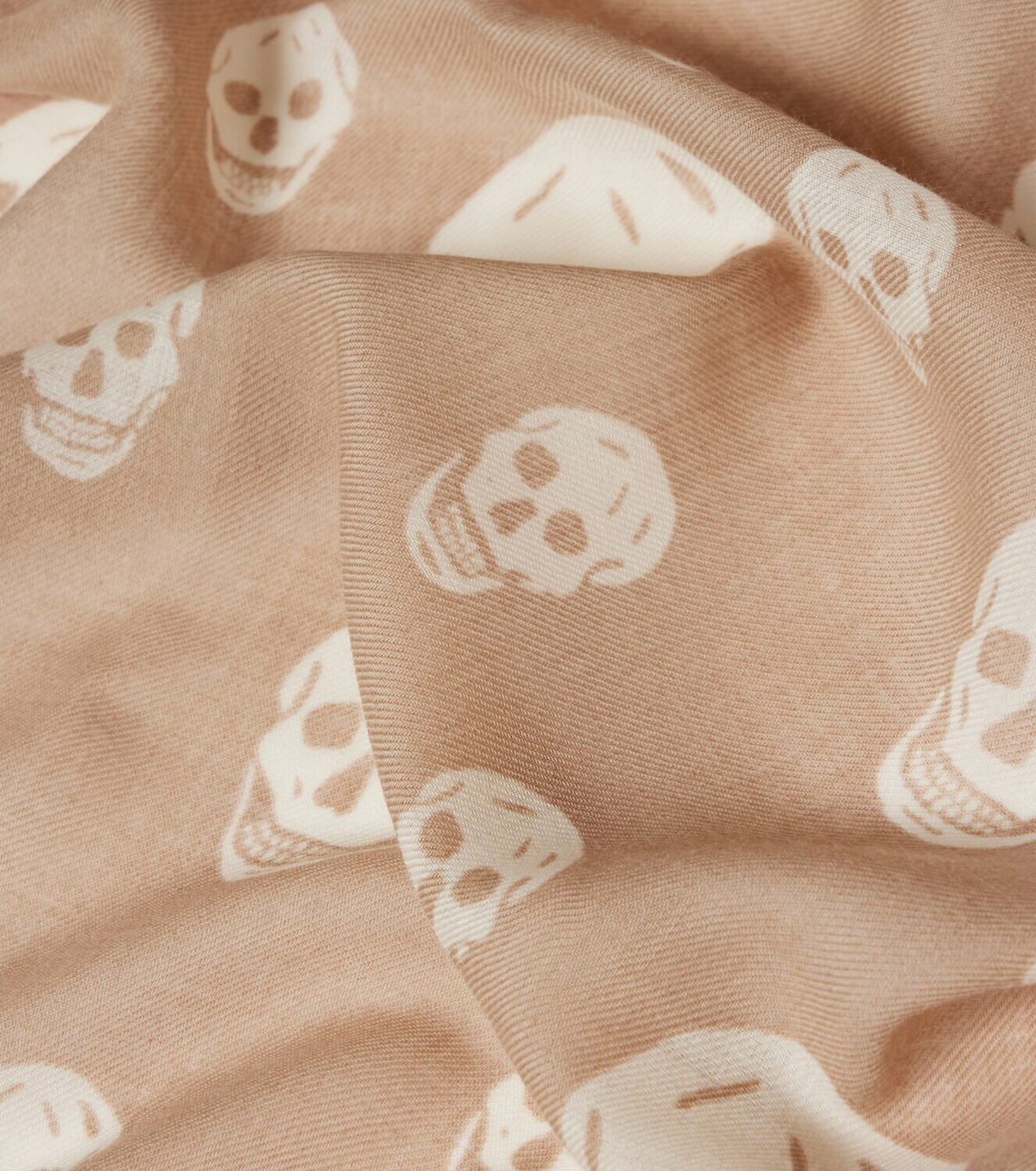 McQueen Skull silk scarf