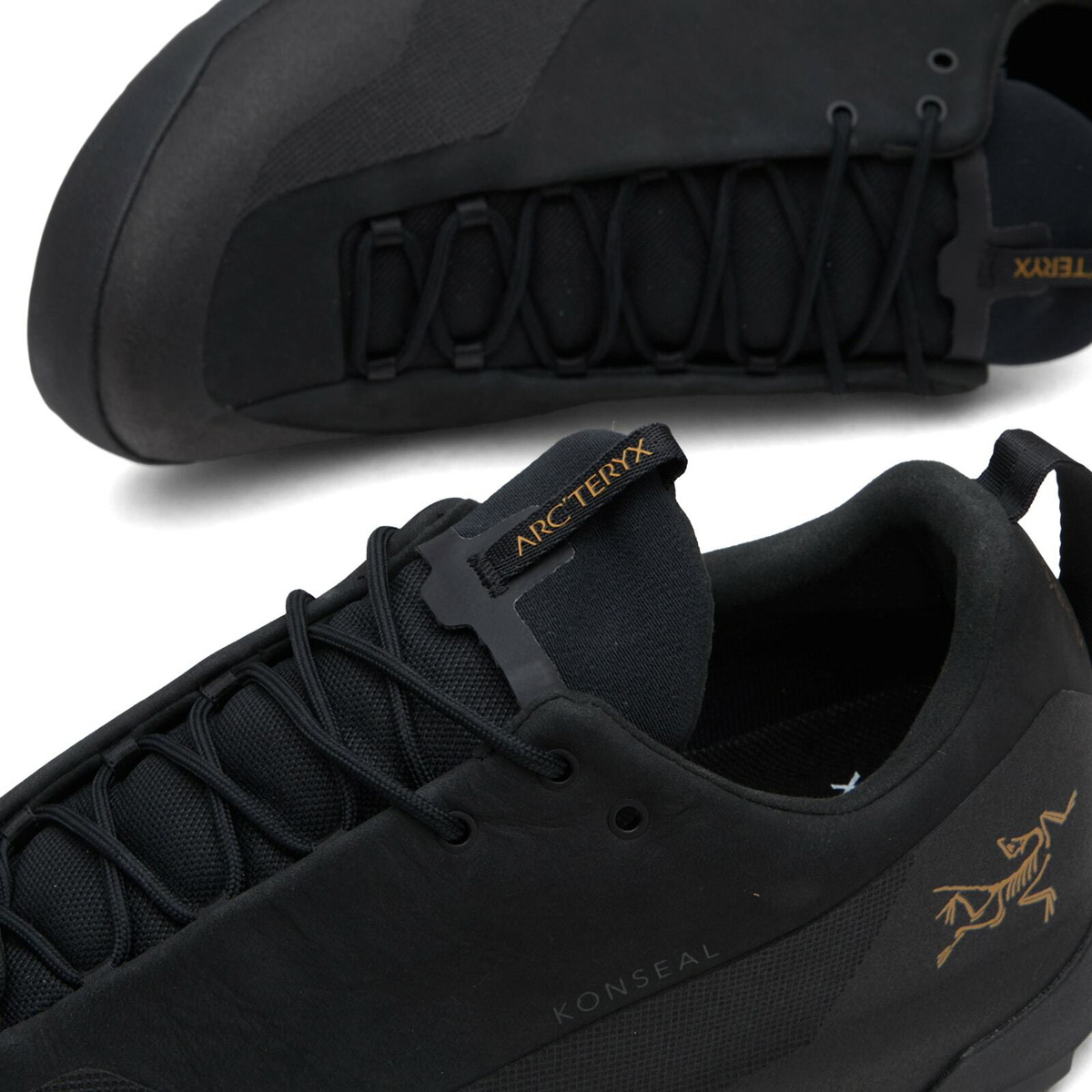 Arc'teryx Men's Konseal Gore-Tex Sneakers in Black/Black