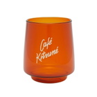 Maison Kitsuné Men's Cafe Kitsune X Kinto Glass in Bronze Brown