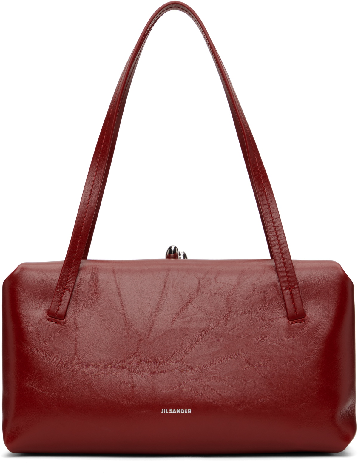 ショルダーバッグ・ポシェット Jil Sander Small 'Goji Pillow' Black Leather Bag Jil Sander Small 'Goji Pillow' Black Leather Bag – BALTINI