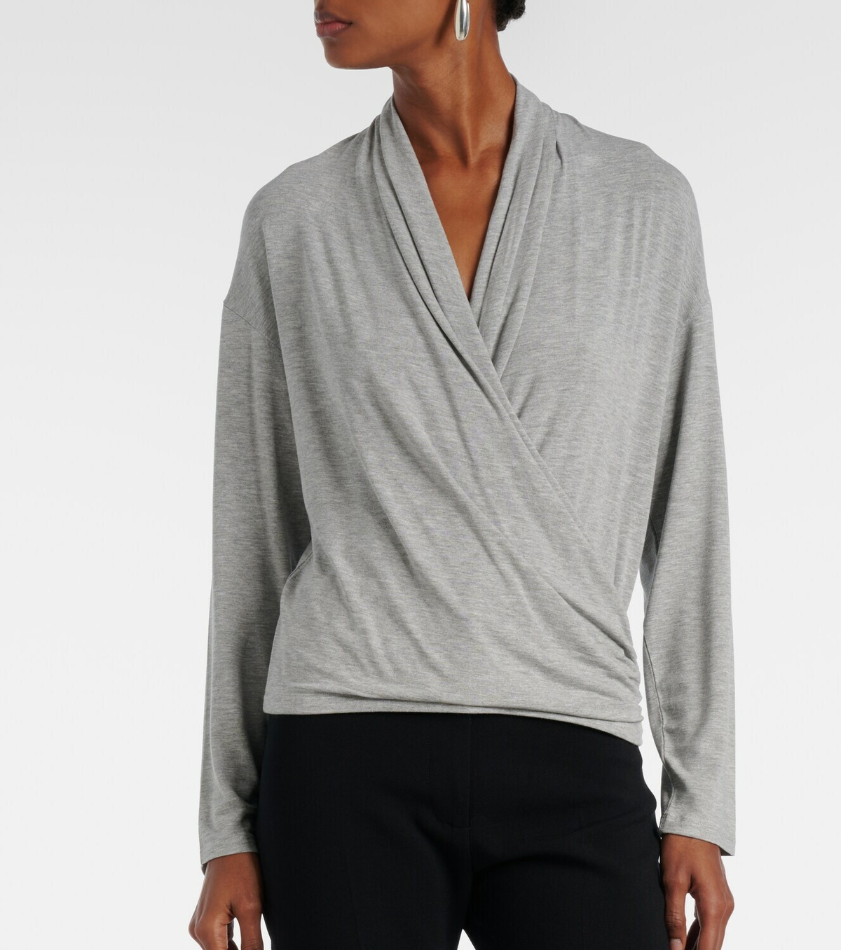 Vince Draped jersey top