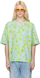 Marni Blue & Green Parade Shirt