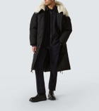 Jil Sander Faux fur-trimmed down jacket